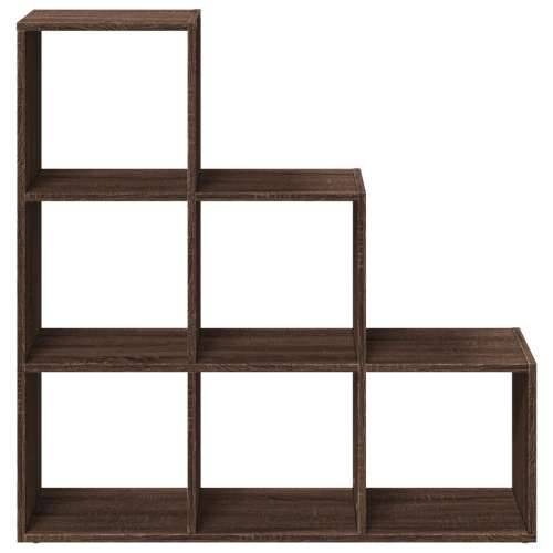 Pregrada / regal za knjige 3 razina hrast 99x29x99 cm drveni - Smeđi hrast 1 99 cm Cijena