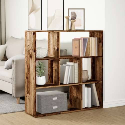 Pregrada / regal za knjige boja drva 102x29x103,5 cm drveni - Staro drvo 1 103.5 cm 102 cm Cijena