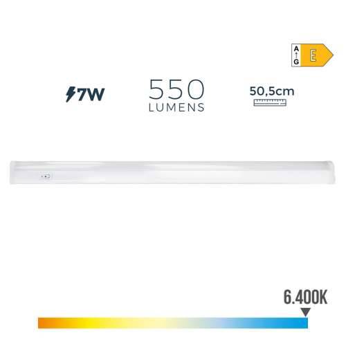 LED Cijev EDM 31685 Bijela A E 7 W 600 lm 3,6 x 50,5 x 3 cm 50,5 x 2,2 x 3,5 cm (6500 K) (6400 K) Cijena