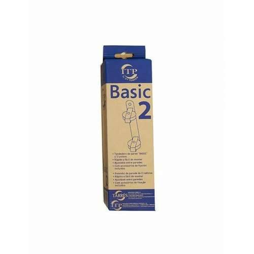 Stalak za Sušenje Odjeće Tarrés Basic 2 koloturi Bijela zidni 25 x 5 x 5 cm Cijena