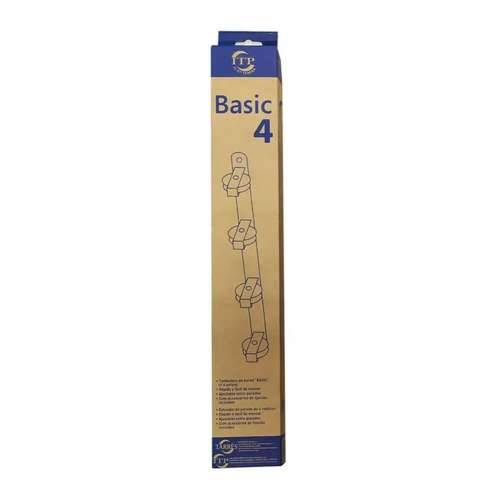 Stalak za Sušenje Odjeće Tarrés Basic 4 koloturi Bijela zidni Željezo Epoxi 47 x 5 x 5 cm Cijena