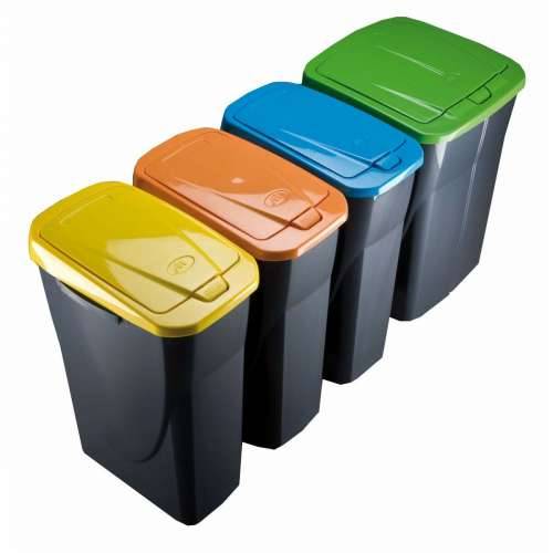 Kanta za Smeće za Recikliranje Mondex Ecobin Rumena S poklopcem Cijena