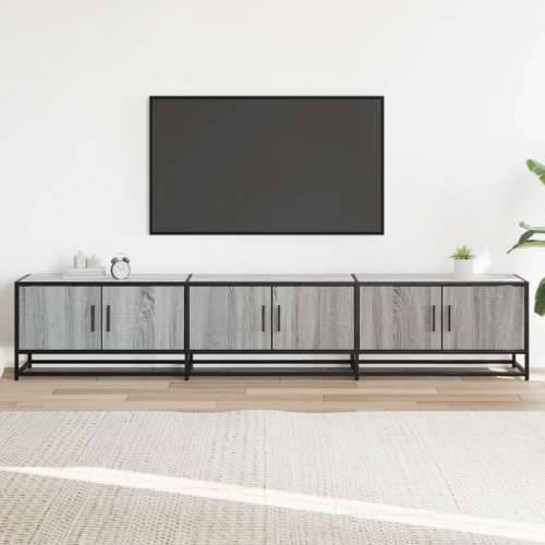 TV ormarić boja hrasta sonome 210x35x41 cm konstruirano drvo - Sivi hrast sonoma 1 210 cm Cijena