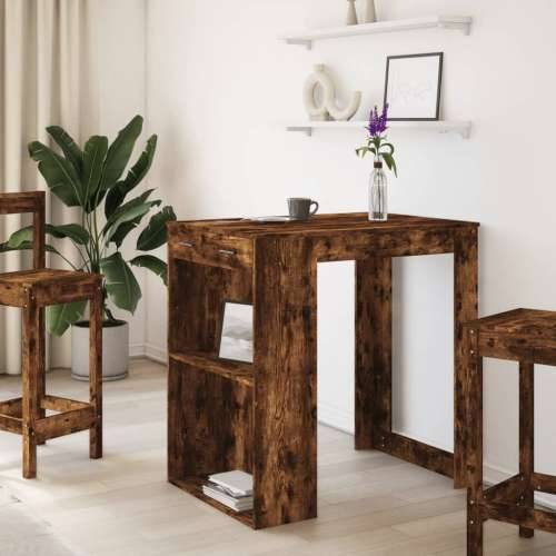 Barski stol boja hrasta 102 x 70 x 103,5 cm konstruirano drvo - Dimljeni hrast 1 Cijena