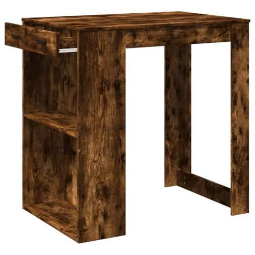 Barski stol boja hrasta 102 x 70 x 103,5 cm konstruirano drvo - Dimljeni hrast 1 Cijena