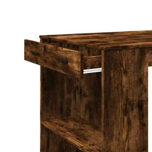 Barski stol boja hrasta 102 x 70 x 103,5 cm konstruirano drvo - Dimljeni hrast 1 Cijena