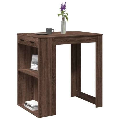 Barski stol smeđa boja hrasta 102x70x103,5 cm konstruirano drvo - Smeđi hrast 1 Cijena