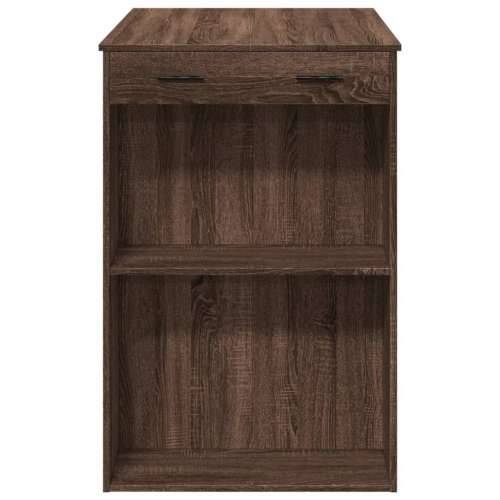 Barski stol smeđa boja hrasta 102x70x103,5 cm konstruirano drvo - Smeđi hrast 1 Cijena