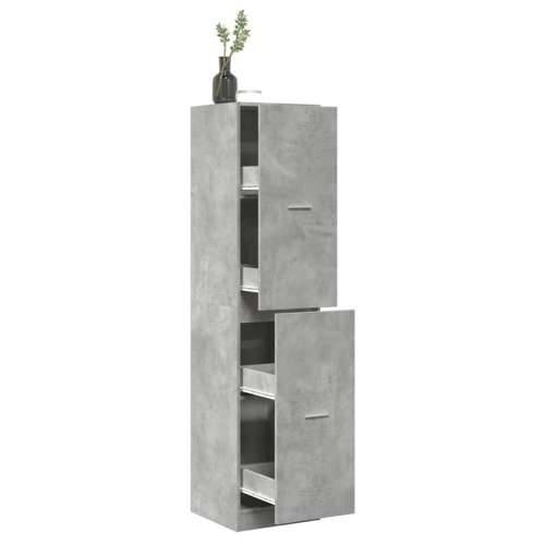 Ormarić za lijekove boja betona 40x41x174,5cm konstruirano drvo - Beton siva 40 x 41 x 174.5 cm 1 Cijena