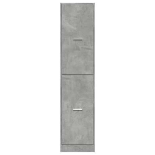 Ormarić za lijekove boja betona 40x41x174,5cm konstruirano drvo - Beton siva 40 x 41 x 174.5 cm 1 Cijena
