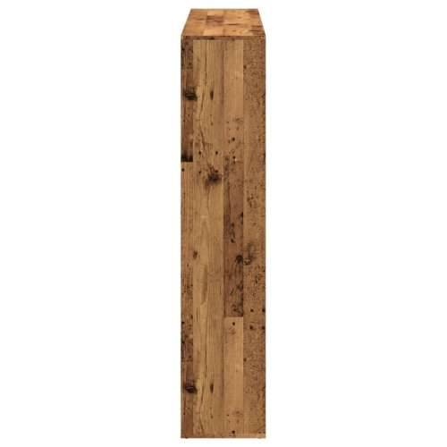 Ormarić za knjige boja drva 137,5x29x137,5 cm konstruirano drvo - Staro drvo 1 137.5 cm Cijena