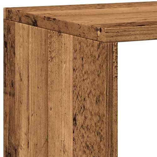 Ormarić za knjige boja drva 137,5x29x137,5 cm konstruirano drvo - Staro drvo 1 137.5 cm Cijena