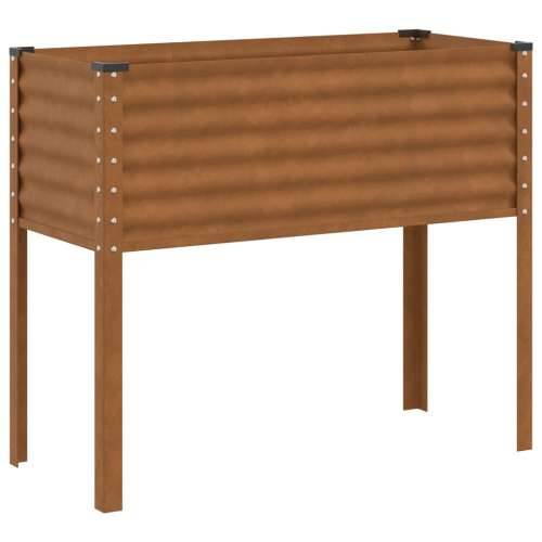 Vrtna sadilica 100x41x90 cm od pohabanog čelika - Otporni čelik / smeđa 100 x 41 x 90 cm 1 Cijena