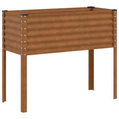 Vrtna sadilica 100x41x90 cm od pohabanog čelika - Otporni čelik / smeđa 100 x 41 x 90 cm 1 Cijena