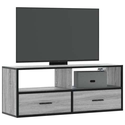 TV ormarić boja hrasta sonome 100x31x39,5 cm konstruirano drvo - Sivi hrast sonoma 1 100 cm Cijena
