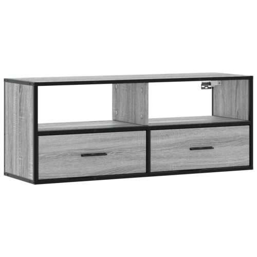 TV ormarić boja hrasta sonome 100x31x39,5 cm konstruirano drvo - Sivi hrast sonoma 1 100 cm Cijena
