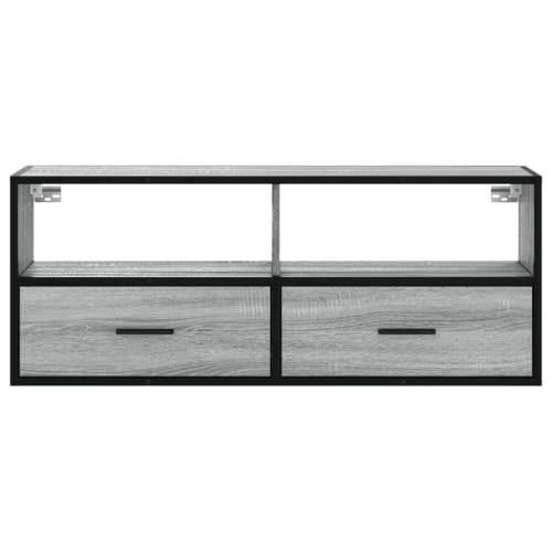TV ormarić boja hrasta sonome 100x31x39,5 cm konstruirano drvo - Sivi hrast sonoma 1 100 cm Cijena