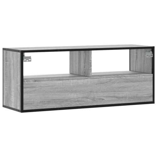TV ormarić boja hrasta sonome 100x31x39,5 cm konstruirano drvo - Sivi hrast sonoma 1 100 cm Cijena