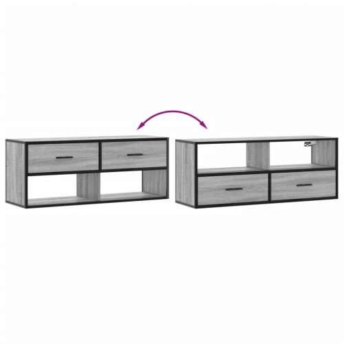 TV ormarić boja hrasta sonome 100x31x39,5 cm konstruirano drvo - Sivi hrast sonoma 1 100 cm Cijena