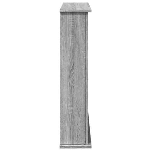 Okvir za kamin boja hrasta 75x20x87,5 cm od konstruiranog drva - Sivi hrast sonoma Cijena