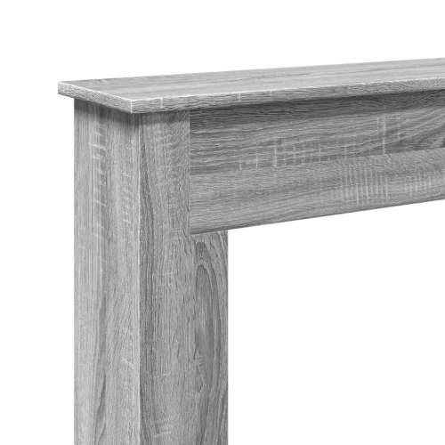 Okvir za kamin boja hrasta 75x20x87,5 cm od konstruiranog drva - Sivi hrast sonoma Cijena