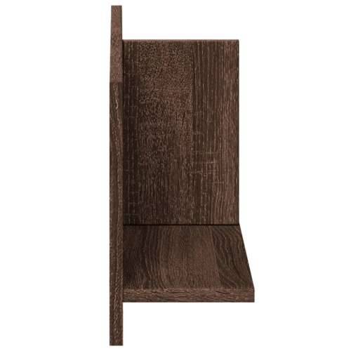 Zidni ormarić 70x16,5x30cm boja smeđeg hrasta konstruirano drvo - Smeđi hrast 70 x 16.5 x 30 cm 1 Cijena