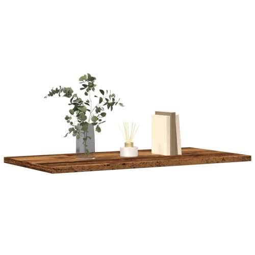 Zidne police 4kom boja staro drvo 60x30x1,5cm konstruirano drvo - Staro drvo 60 x 30 x 1.5 cm 4 Cijena