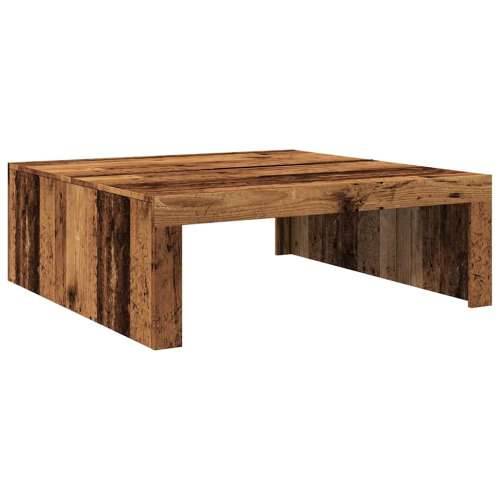 Stolić za kavu boja starog drva 100x100x35 cm konstruirano drvo - Staro drvo 100 x 100 x 35 cm 1 Cijena