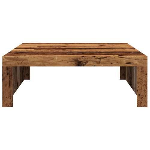 Stolić za kavu boja starog drva 100x100x35 cm konstruirano drvo - Staro drvo 100 x 100 x 35 cm 1 Cijena