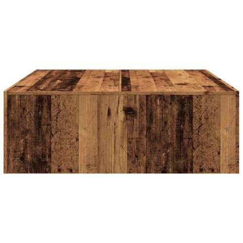 Stolić za kavu boja starog drva 100x100x35 cm konstruirano drvo - Staro drvo 100 x 100 x 35 cm 1 Cijena