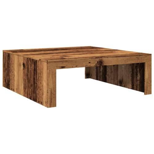 Stolić za kavu boja starog drva 100x100x35 cm konstruirano drvo - Staro drvo 100 x 100 x 35 cm 1 Cijena