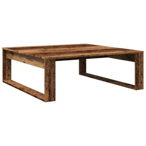 Stolić za kavu boja starog drva 100x100x35 cm konstruirano drvo Staro drvo 1 Cijena