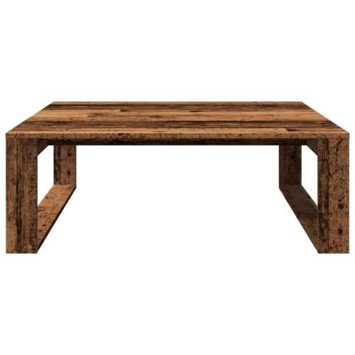 Stolić za kavu boja starog drva 100x100x35 cm konstruirano drvo Staro drvo 1 Cijena