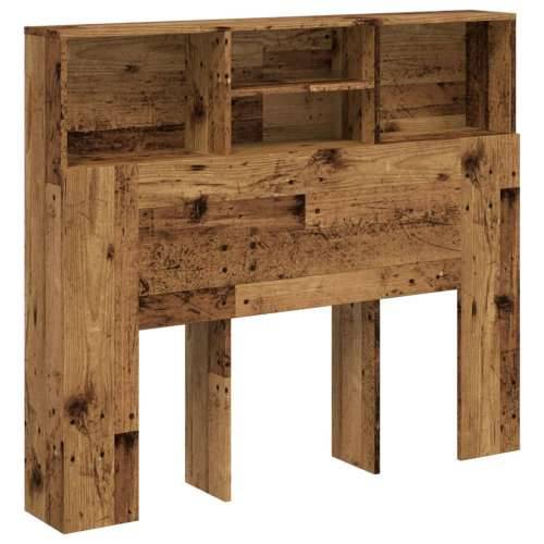 Uzglavlje s ormarićem boja starog drva 120x19x103,5 cm drveno - Staro drvo 120 x 19 x 103.5 cm 1 Cijena
