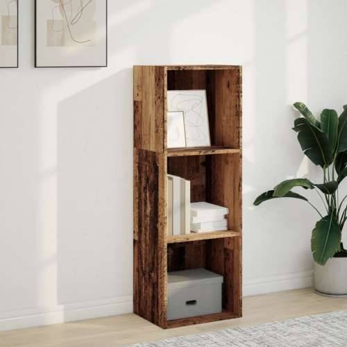 Regal za knjige boja starog drva 40x30x114 cm konstruirano drvo - Staro drvo 1 114 cm 40 cm Cijena