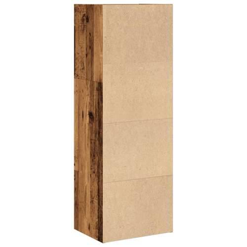 Regal za knjige boja starog drva 40x30x114 cm konstruirano drvo - Staro drvo 1 114 cm 40 cm Cijena