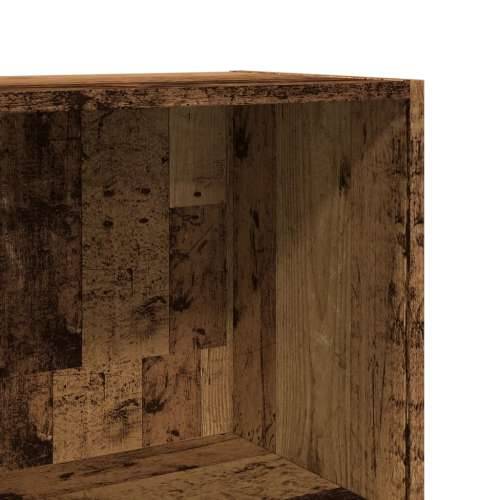 Regal za knjige boja starog drva 40x30x114 cm konstruirano drvo - Staro drvo 1 114 cm 40 cm Cijena