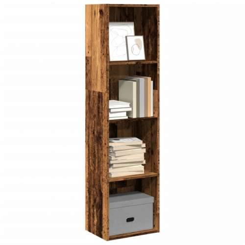 Regal za knjige boja starog drva 40x30x152 cm konstruirano drvo - Staro drvo 1 152 cm 40 cm Cijena