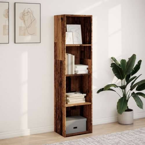 Regal za knjige boja starog drva 40x30x152 cm konstruirano drvo - Staro drvo 1 152 cm 40 cm Cijena