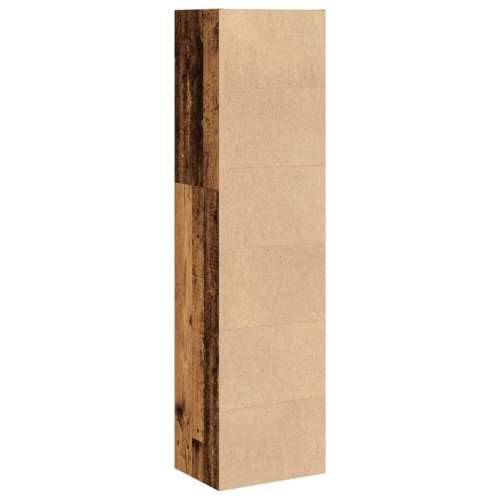 Regal za knjige boja starog drva 40x30x152 cm konstruirano drvo - Staro drvo 1 152 cm 40 cm Cijena