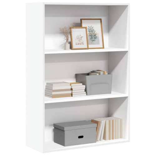 Regal za knjige bijeli 80x30x114 cm od konstruiranog drva - Bijela 1 114 cm 80 cm Cijena