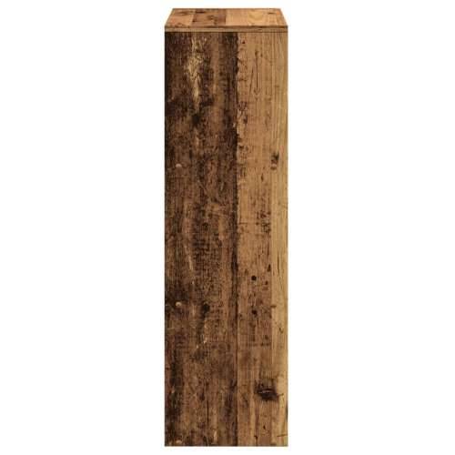 Pregrada / regal za knjige 3 razina boja drva 99x29x99cm drveni - Staro drvo 1 99 cm Cijena