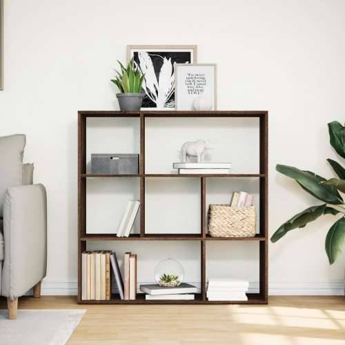 Pregrada / regal za knjige boja hrasta 102x29x103,5 cm drveni - Smeđi hrast 1 103.5 cm 102 cm Cijena