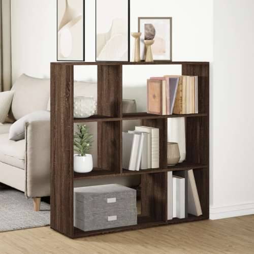 Pregrada / regal za knjige boja hrasta 102x29x103,5 cm drveni - Smeđi hrast 1 103.5 cm 102 cm Cijena