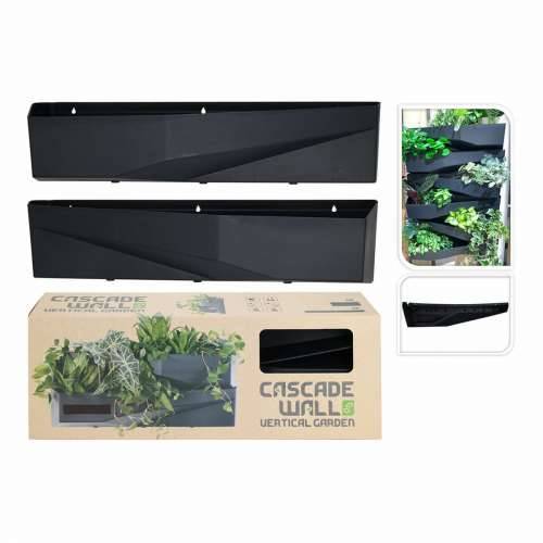 Set za okomiti vrt Cascade Wall Antracitna 78 x 19 x 35 cm Cijena