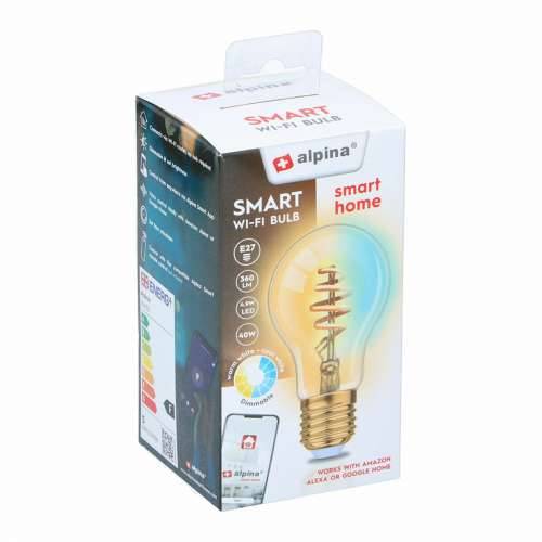 Pametna Žarulja Alpina RGB Wi-Fi 5 W 4,9 W E27 1800-6500 K 360 Lm Cijena