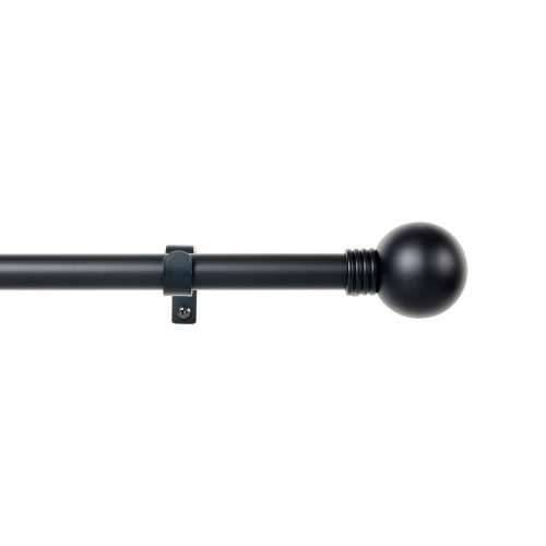 Šipka za zavjese Stor Planet Cintacor sfera 160-300 cm Crna Metal Cijena