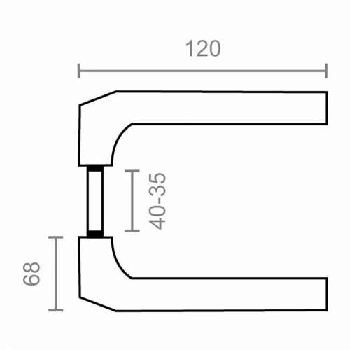 Komplet ručki EDM 85454 702 Aluminij 12 cm Cijena