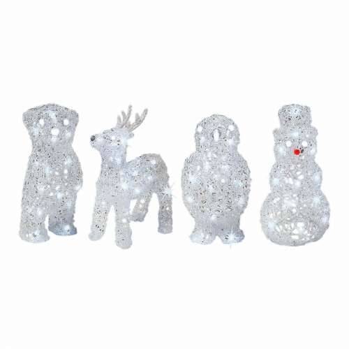 Ukrasna figura za vrt Lumineo 491031 Životinje 17 x 12 x 23 cm Crăciun Cijena