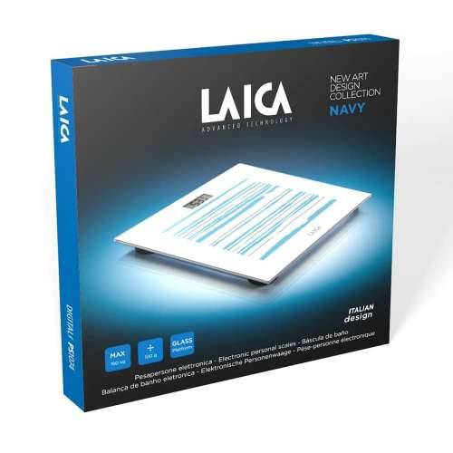 Kupaonička Digitalna Vaga LAICA PS1074 Bijela prugasto Pisana Kaljeno staklo 150 kg Cijena